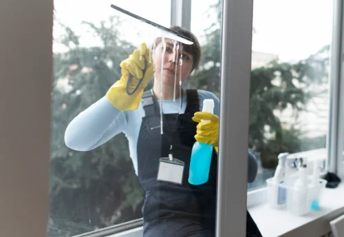 Nettoyage de vitres intérieures et extérieures à Rougeou